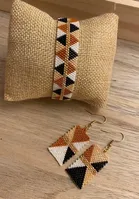 JUEGO ARETES Y PULCERA