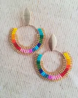 ARETES REDONDOS MOSTACILLA